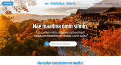 Desktop Screenshot of mandalatravel.fi